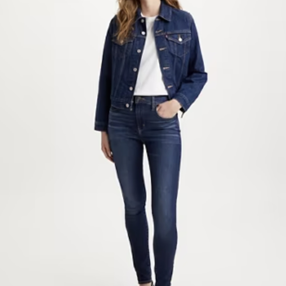 Women’s Levi’s 720 High Rise Super Skinny Jeans Dark Wash